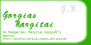 gorgias margitai business card